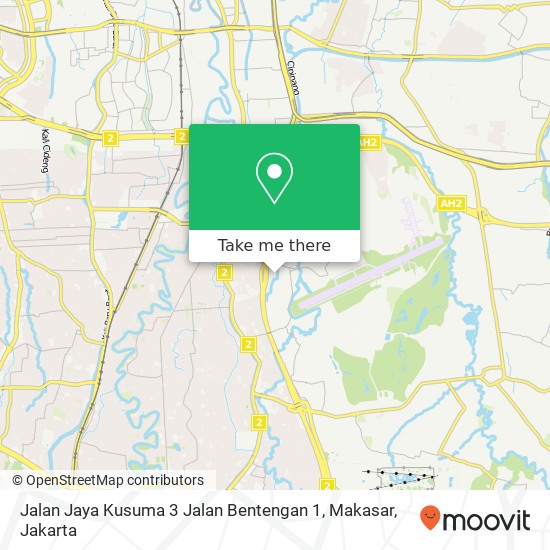 Jalan Jaya Kusuma 3 Jalan Bentengan 1, Makasar map