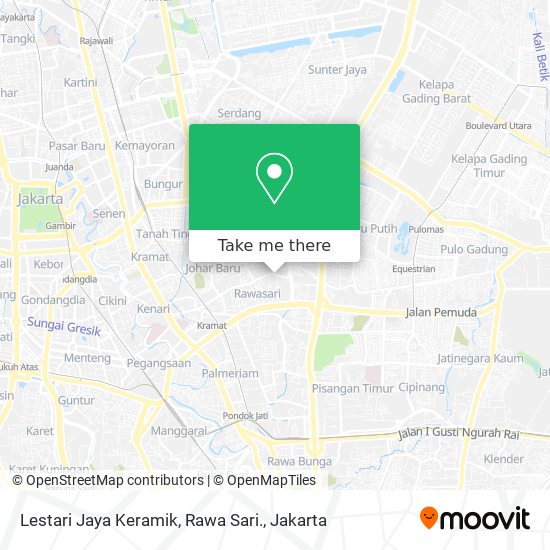 Lestari Jaya Keramik, Rawa Sari. map