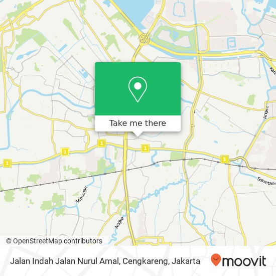 Jalan Indah Jalan Nurul Amal, Cengkareng map