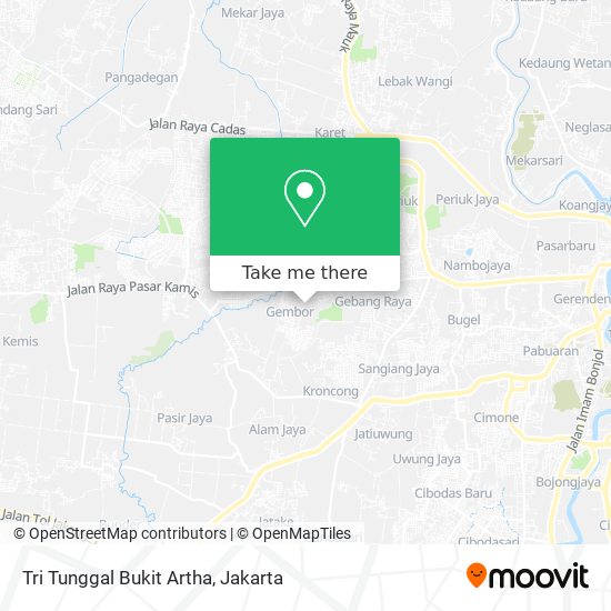 Tri Tunggal Bukit Artha map