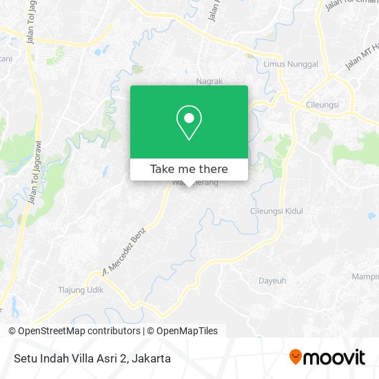 Setu Indah Villa Asri 2 map