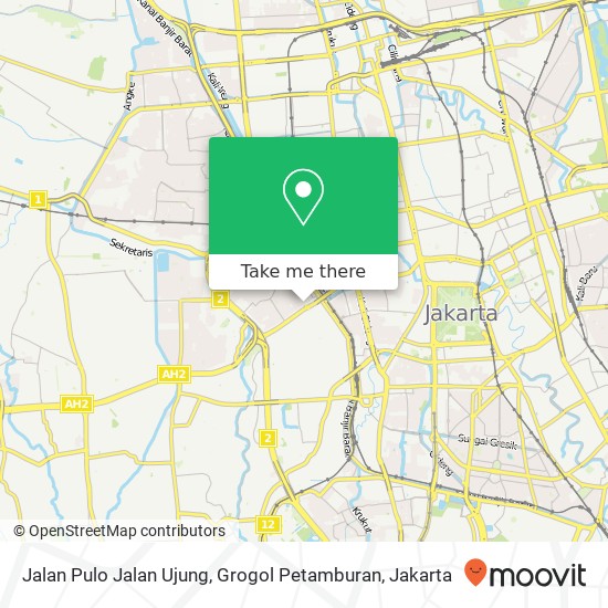 Jalan Pulo Jalan Ujung, Grogol Petamburan map