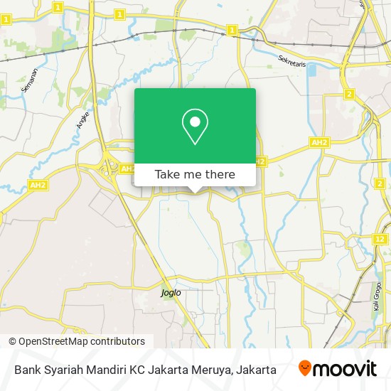 Bank Syariah Mandiri KC Jakarta Meruya map