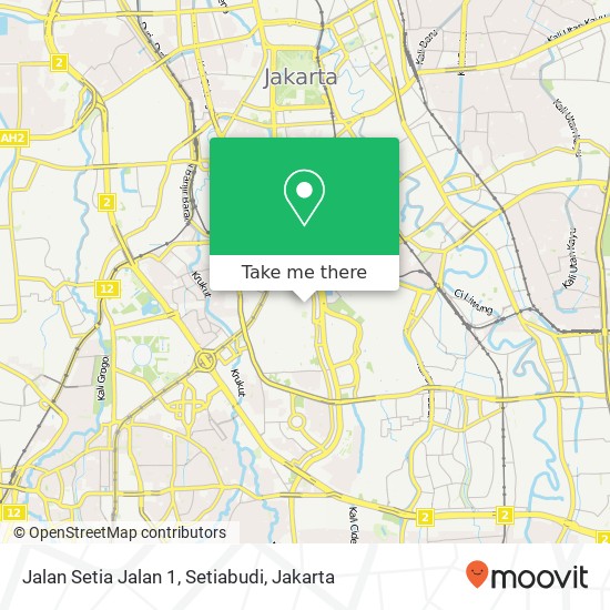 Jalan Setia Jalan 1, Setiabudi map