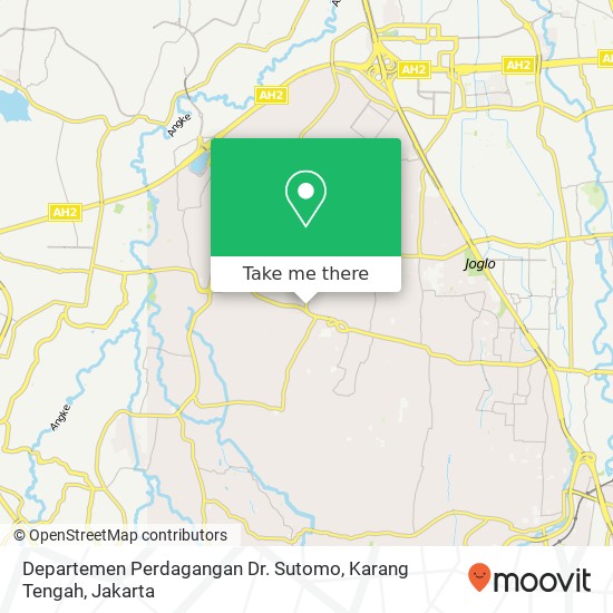 Departemen Perdagangan Dr. Sutomo, Karang Tengah map