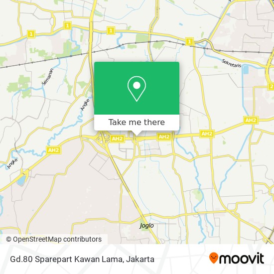 Gd.80 Sparepart Kawan Lama map