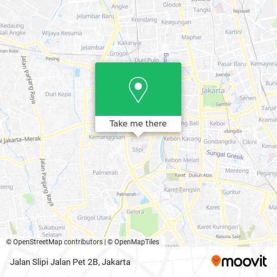 Jalan Slipi Jalan Pet 2B map