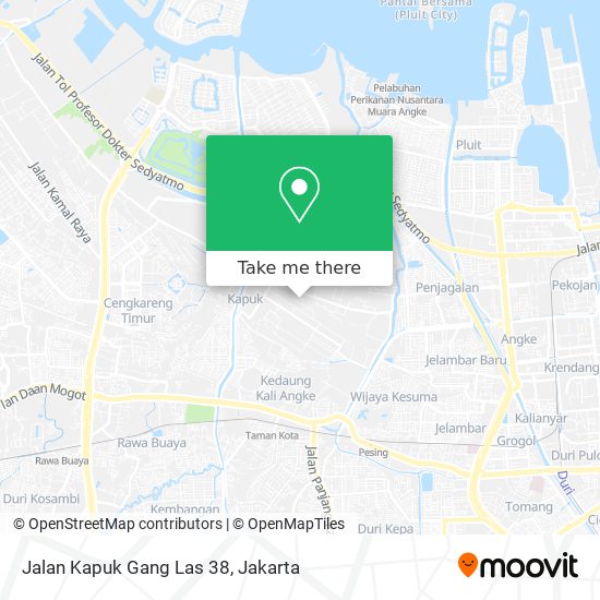 Jalan Kapuk Gang Las 38 map