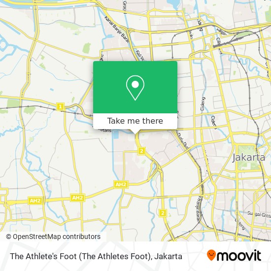 The Athlete's Foot (The Athletes Foot) map
