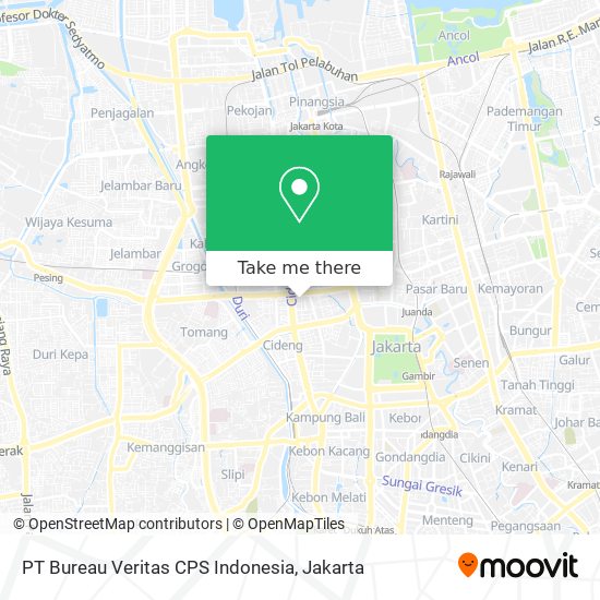 PT Bureau Veritas CPS Indonesia map