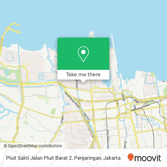 Pluit Sakti Jalan Pluit Barat 2, Penjaringan map