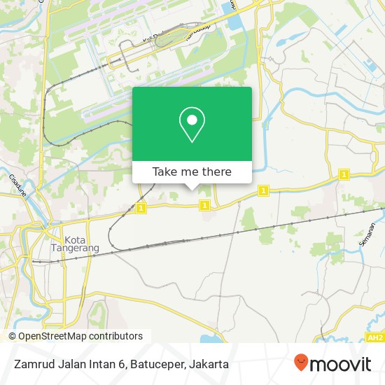 Zamrud Jalan Intan 6, Batuceper map