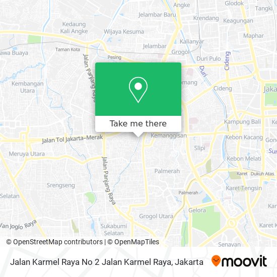 Jalan Karmel Raya No 2 Jalan Karmel Raya map