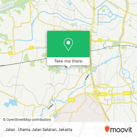 Jalan . Utama Jalan Selatan map