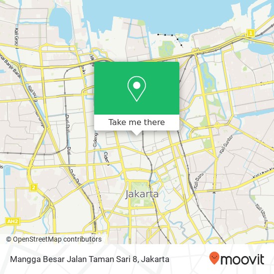 Mangga Besar Jalan Taman Sari 8 map