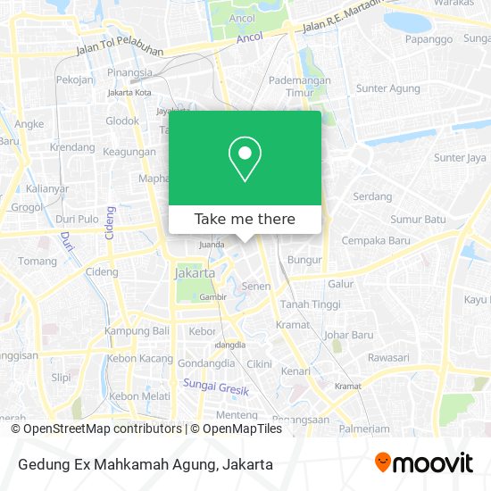 Gedung Ex Mahkamah Agung map