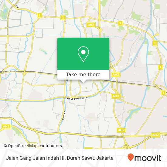 Jalan Gang Jalan Indah III, Duren Sawit map