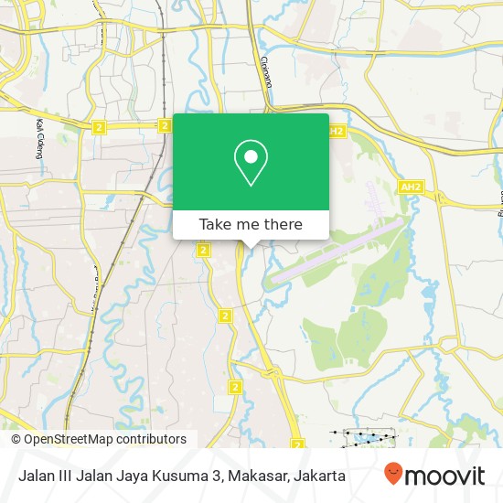 Jalan III Jalan Jaya Kusuma 3, Makasar map