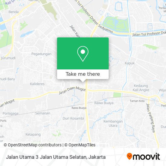 Jalan Utama 3 Jalan Utama Selatan map