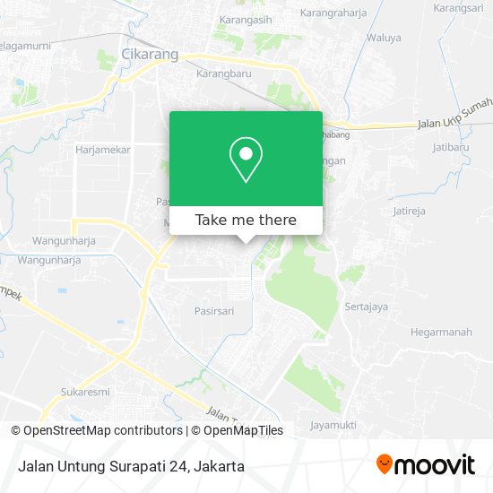 Jalan Untung Surapati 24 map