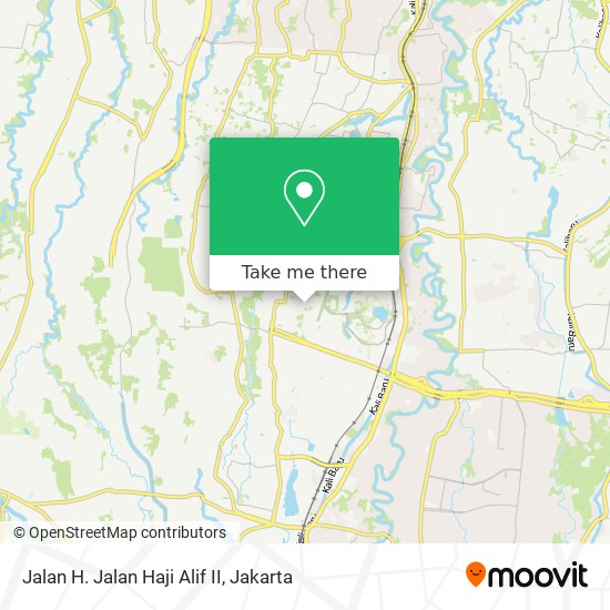 Jalan H. Jalan Haji Alif II map