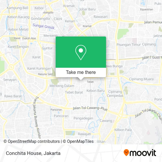 Conchita House map