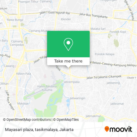 Mayasari plaza, tasikmalaya map