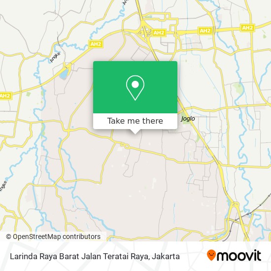 Larinda Raya Barat Jalan Teratai Raya map