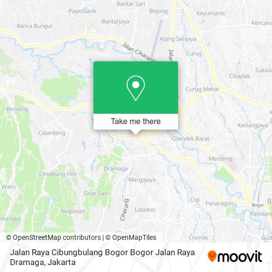 Jalan Raya Cibungbulang Bogor Bogor Jalan Raya Dramaga map