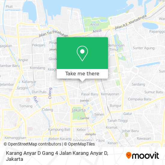 Karang Anyar D Gang 4 Jalan Karang Anyar D map