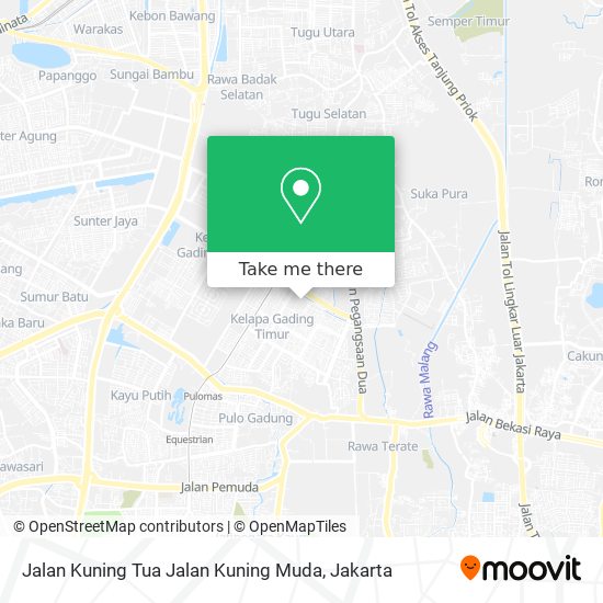 Jalan Kuning Tua Jalan Kuning Muda map