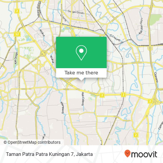 Taman Patra Patra Kuningan 7 map