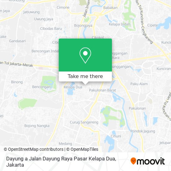Dayung a Jalan Dayung Raya Pasar Kelapa Dua map