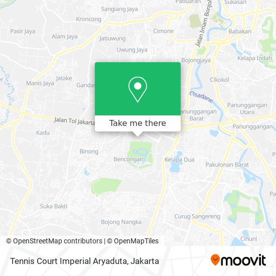 Tennis Court Imperial Aryaduta map