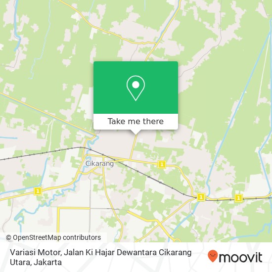 Variasi Motor, Jalan Ki Hajar Dewantara Cikarang Utara map