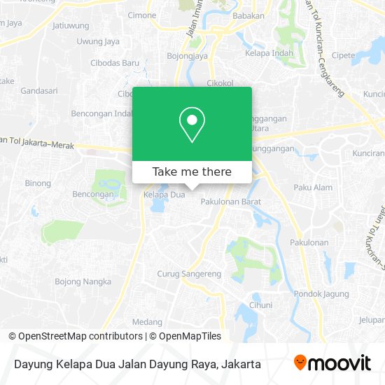 Dayung Kelapa Dua Jalan Dayung Raya map