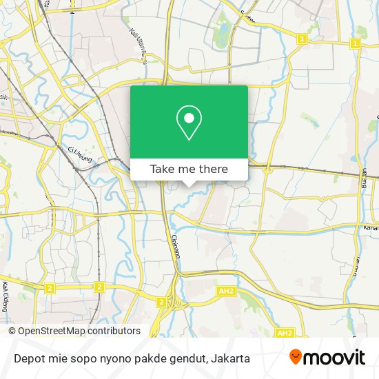 Depot mie sopo nyono pakde gendut map