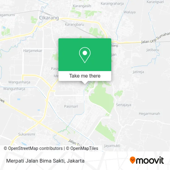 Merpati Jalan Bima Sakti map