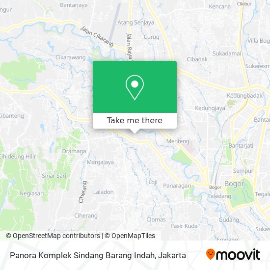 Panora Komplek Sindang Barang Indah map