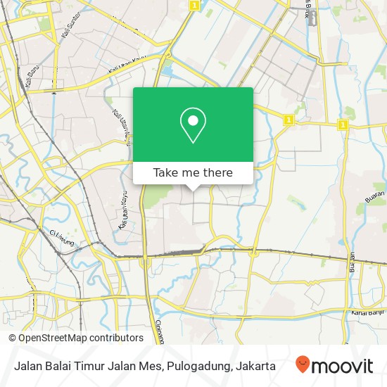 Jalan Balai Timur Jalan Mes, Pulogadung map