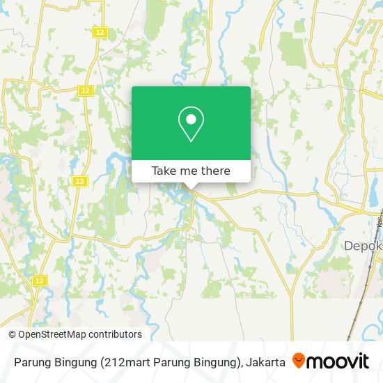 Parung Bingung (212mart Parung Bingung) map