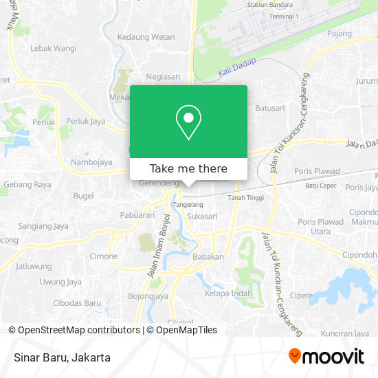 Sinar Baru map