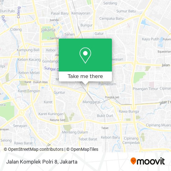 Jalan Komplek Polri 8 map