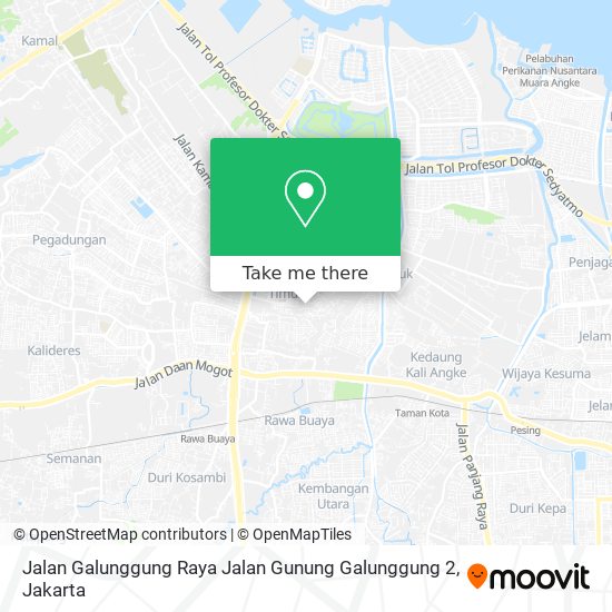 Jalan Galunggung Raya Jalan Gunung Galunggung 2 map