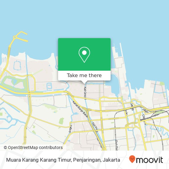 Muara Karang Karang Timur, Penjaringan map