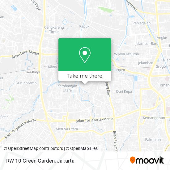 RW 10 Green Garden map
