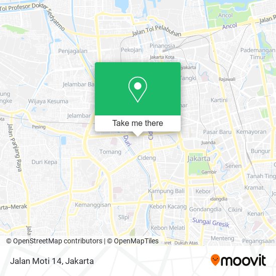 Jalan Moti 14 map