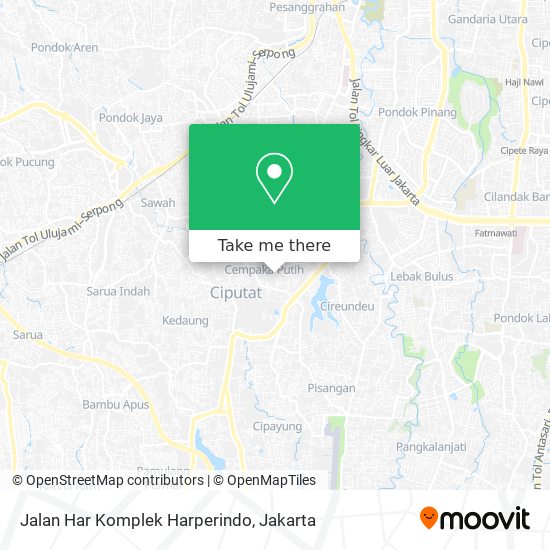 Jalan Har Komplek Harperindo map