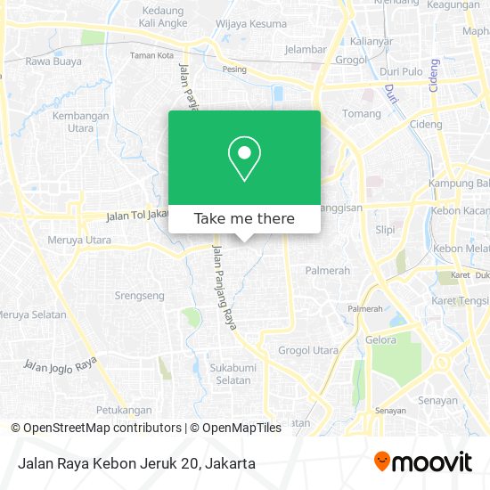 Jalan Raya Kebon Jeruk 20 map