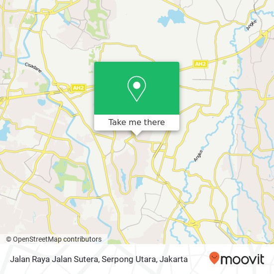 Jalan Raya Jalan Sutera, Serpong Utara map